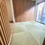 リビング横の畳コーナー部分です！琉球風畳を使用しており、とてもお洒落な雰囲気です！